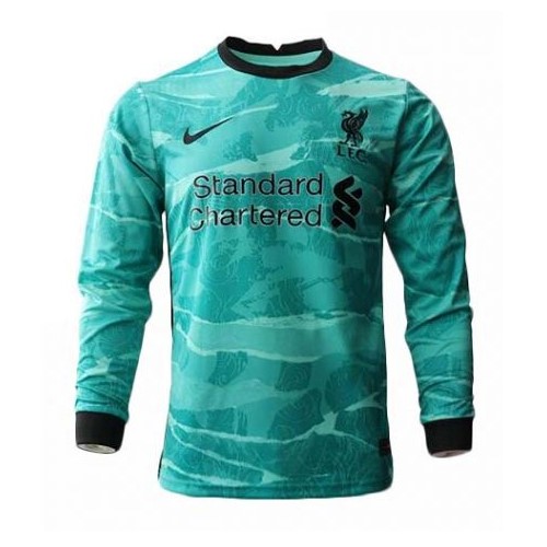 Tailandia Camiseta Liverpool 2ª ML 2020 2021 Verde